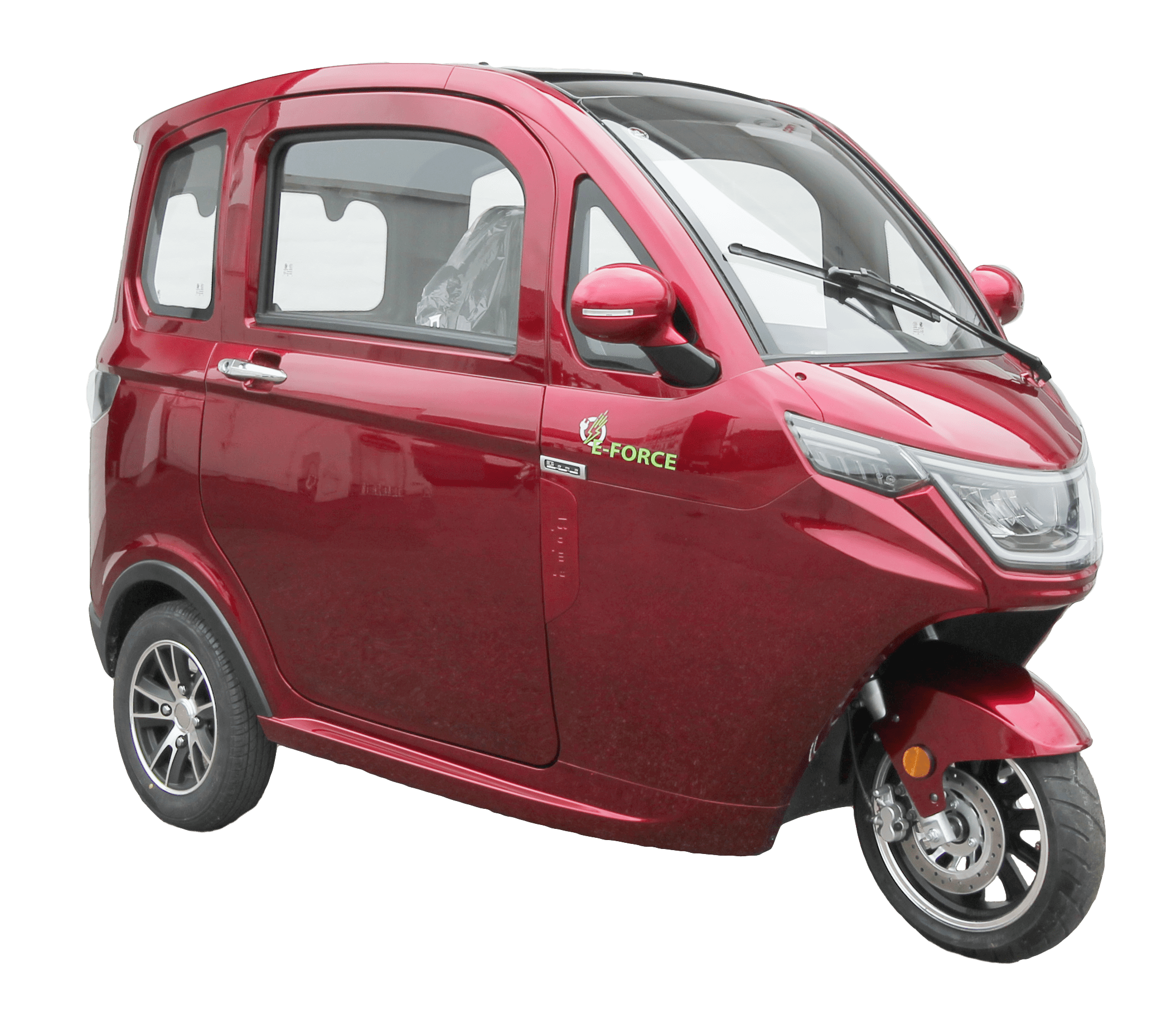 Kristine-Scooterland-Roed.png E-Force X3 Kabinescooter 30 km/t - Billede 1