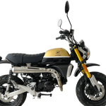 X-BONGO 50 CC Guld metallisk sort fra højre side